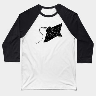 Spotted Eagle Ray Pup Baseball T-Shirt